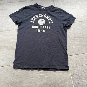 Abercrombie navy blue T-shirt with logo, XL